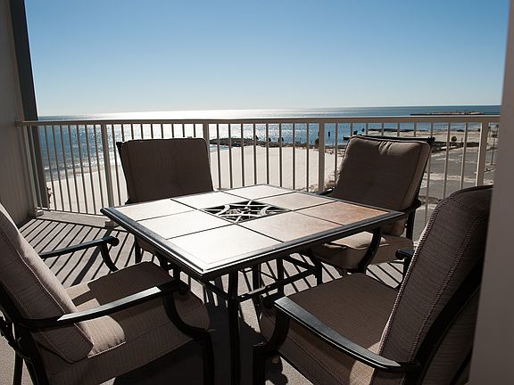 Private balcony with view