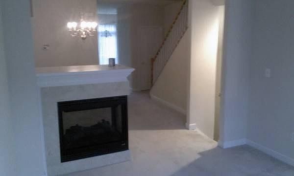 fireplace, family room