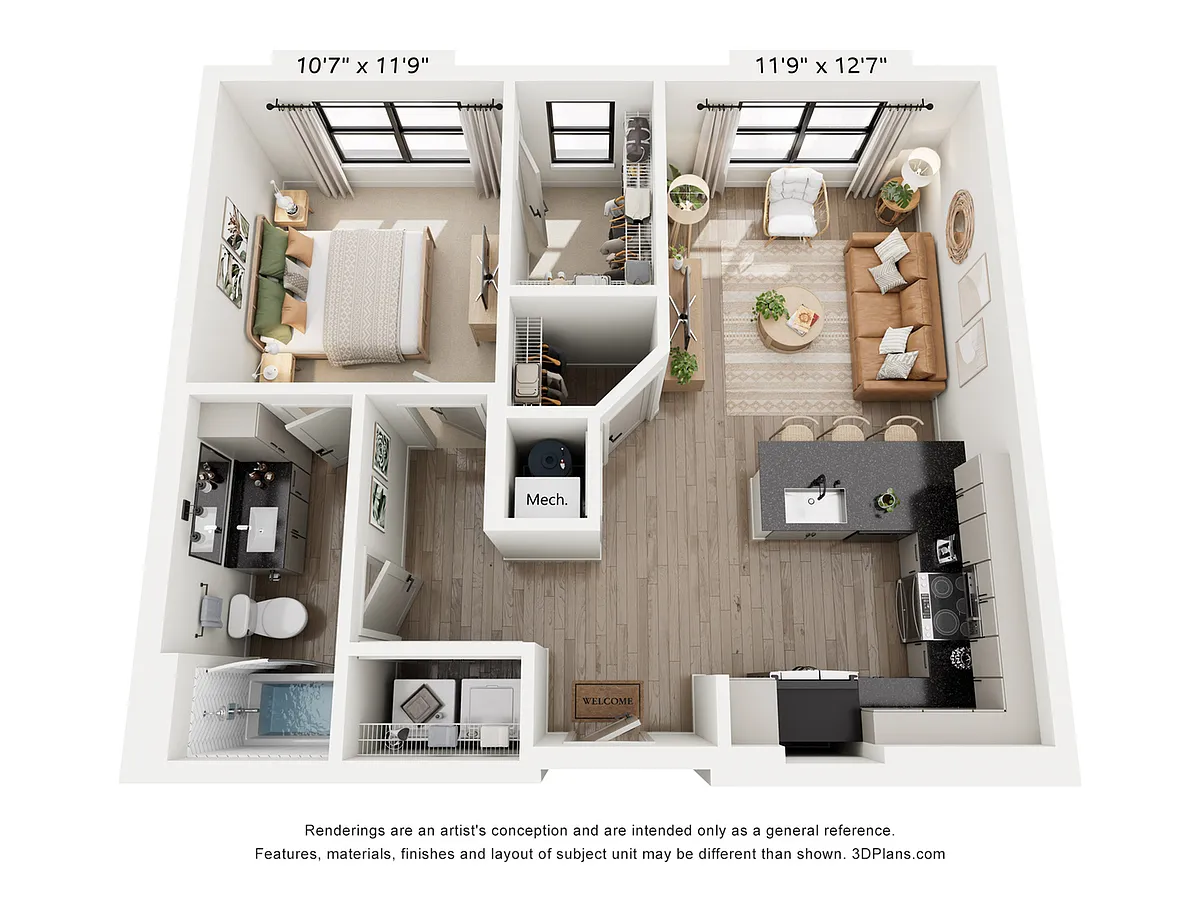 Floor plan A4C-NB
