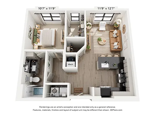 Floor plan A4C-NB