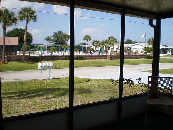 View From Your Front Porch of Community Pool Right across the Street