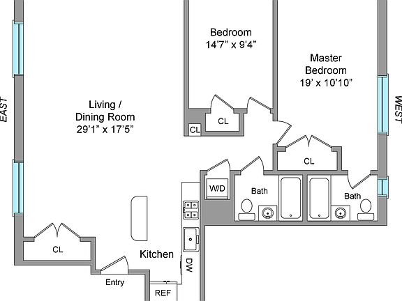 2nd image of 25 Bergen St APT 4B