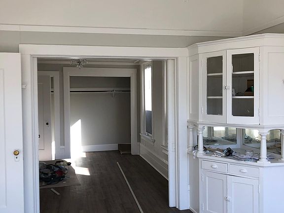 Living room into bedroom and closet