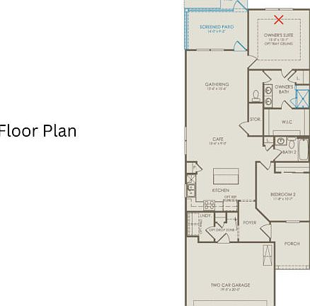 Ranch Floor Plan