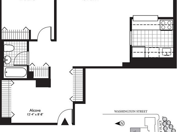 2nd image of 1 West St APT 3417
