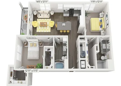 Floor plan Diamond