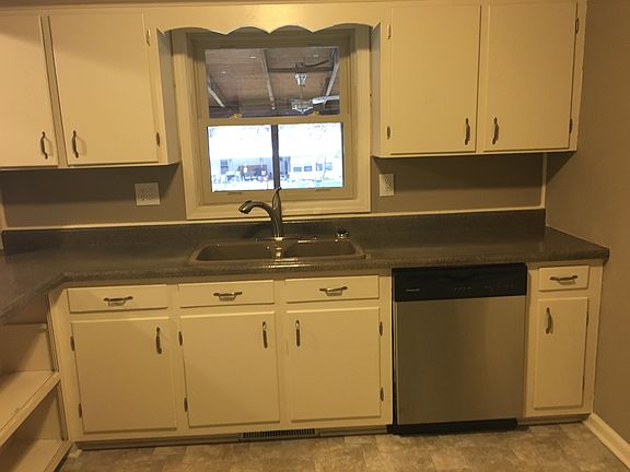 updated cabinets & counter tops