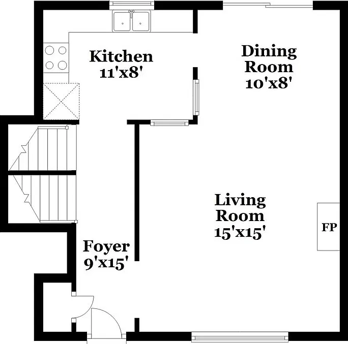 3 bed, 2.0 bath, 1554 sqft, $1,950 — Photo 3