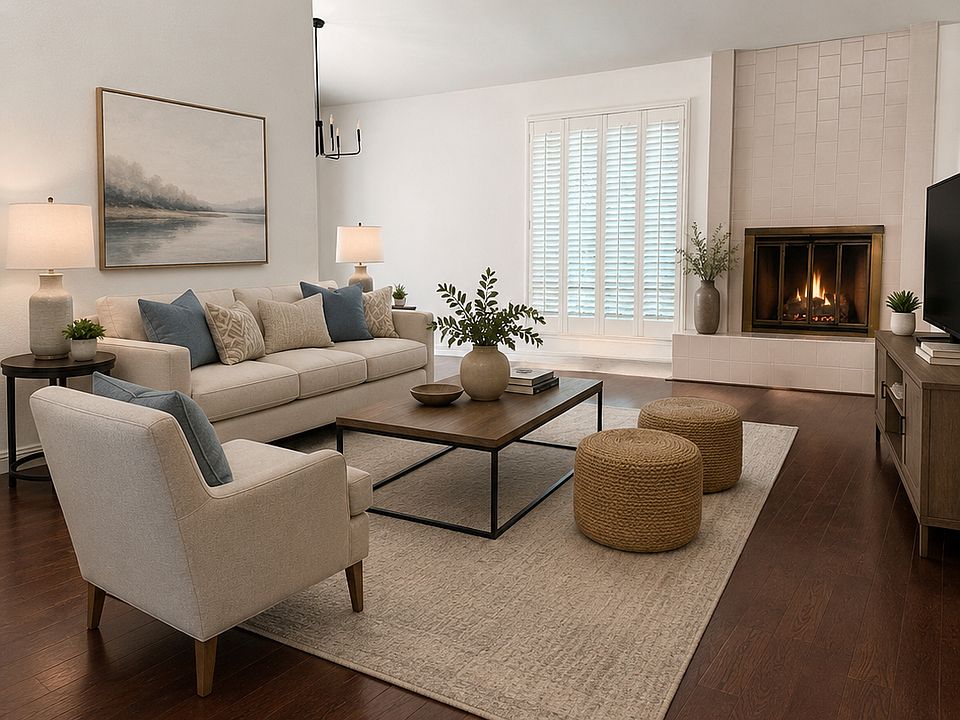 Living Room - virtually staged