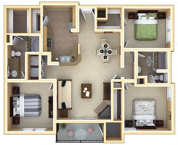 Floor plan Deerfield