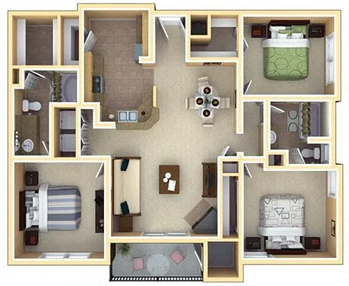 Floor plan Deerfield