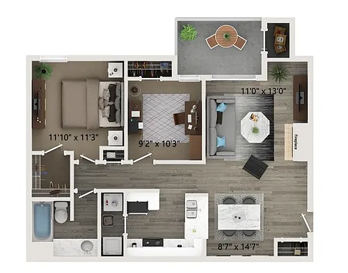 Floor plan B2