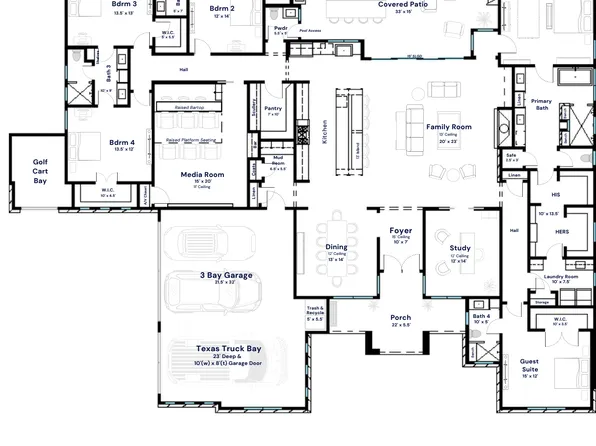 Isabella Plan, Pecan - Build on Your Lot