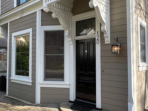 Entrance to the apartment in Victorian home