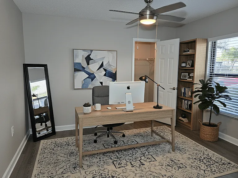 The Palms of Clearwater Bedroom/office (virtually staged)