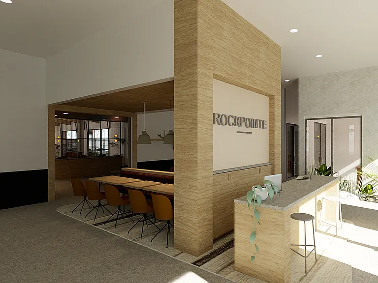 Rockpointe Entry Lobby Rendering