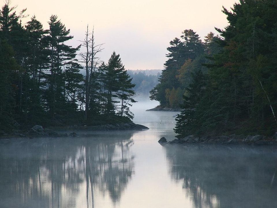 View of the Salt Pond through the cut behind our home