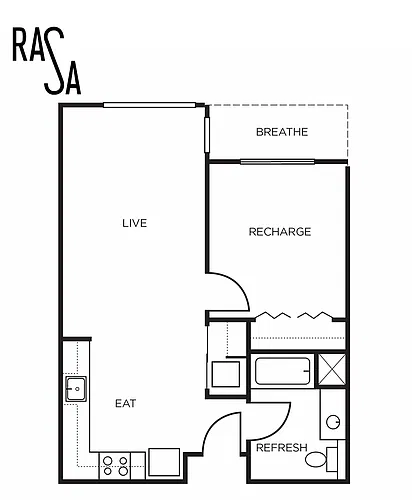 Floor plan 1B