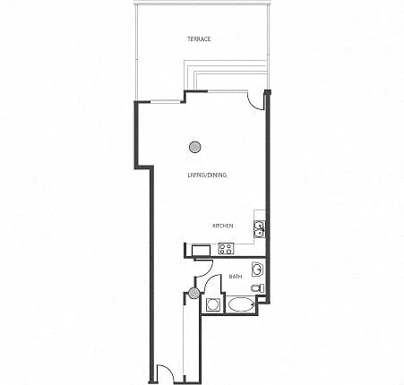 Floor plan Studio
