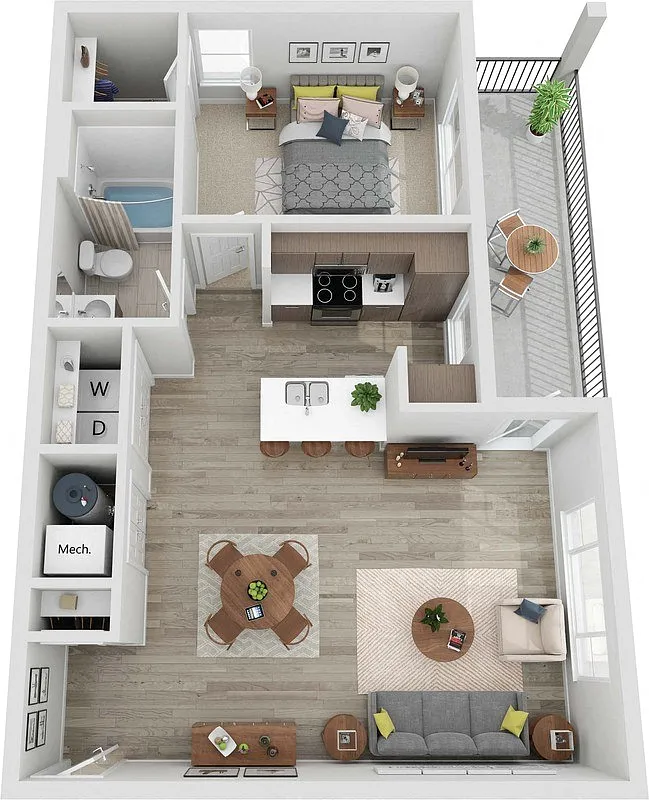 Floor plan A1C