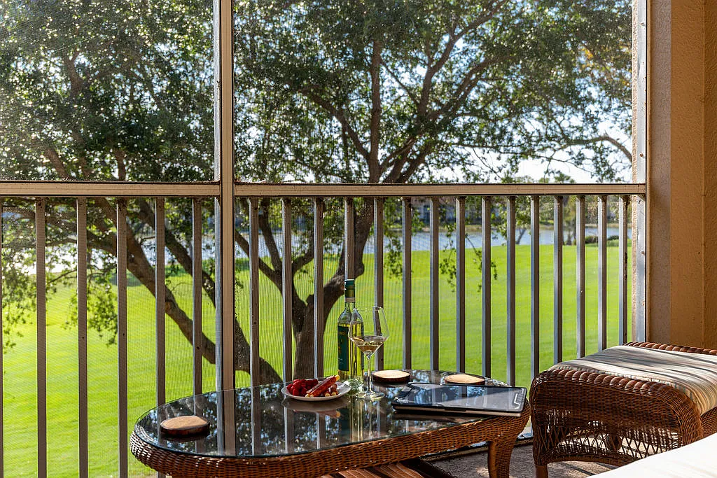Enjoy this relaxing space outside with a coffee, tea, wine, or snack. - 2720 Cypress Trace Cir #2935