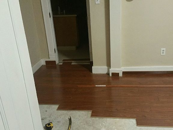 New flooring on 1st Floor