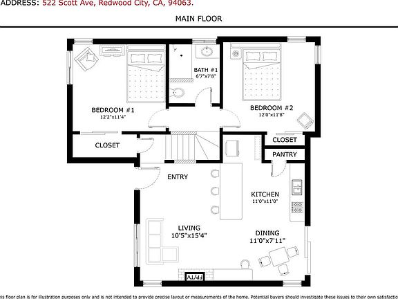 3rd image of 522 Scott Ave
