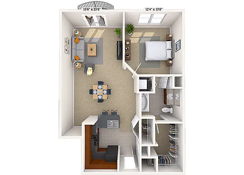 Floor plan Mitchell