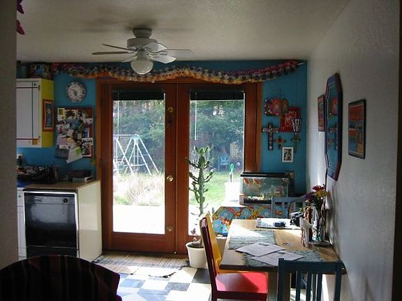 Deck off of eating area