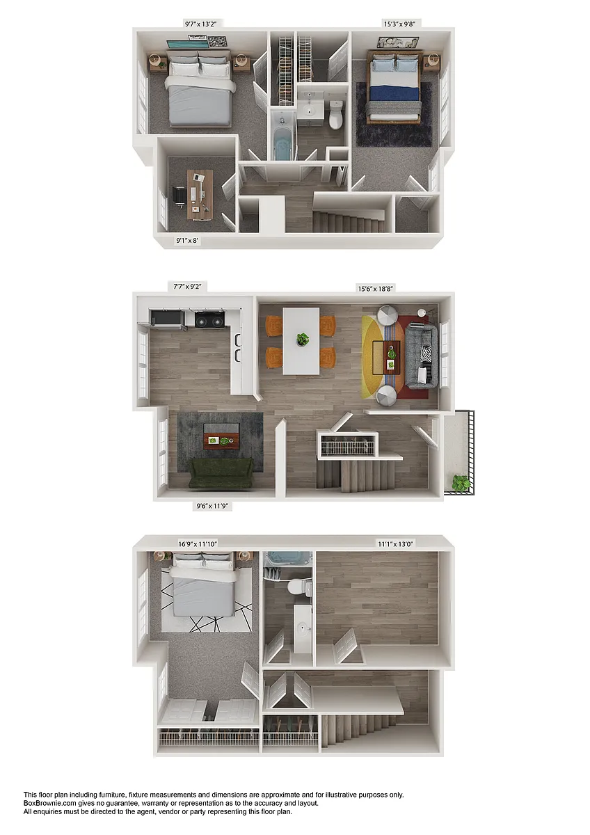 Floor plan Oak *Newly Renovated Homes