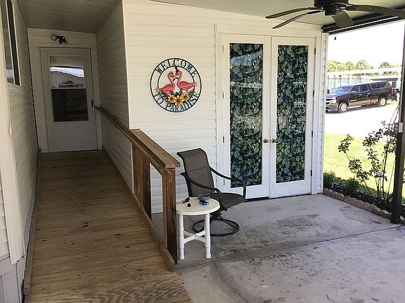 Handicap ramp to lanai