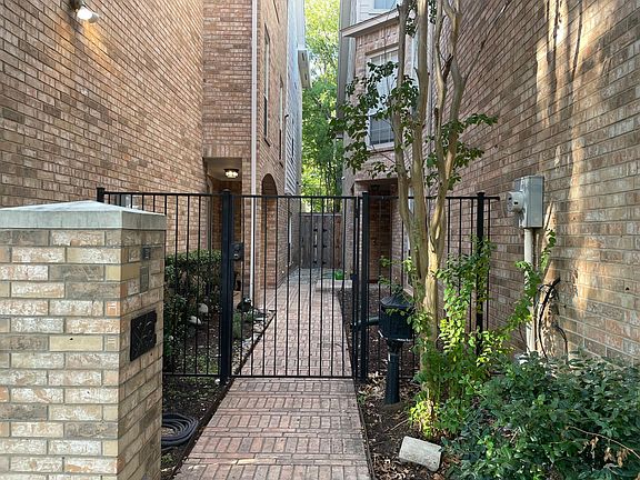 Iron wrought gate at entrance