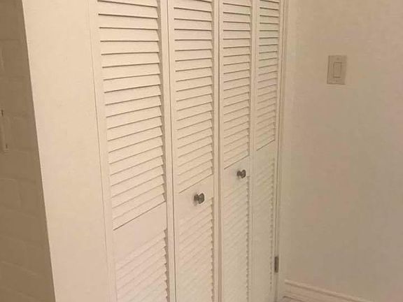 closet in bathroom