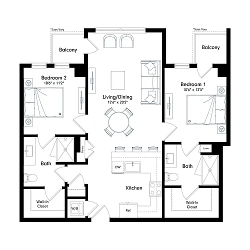 Floor plan B8