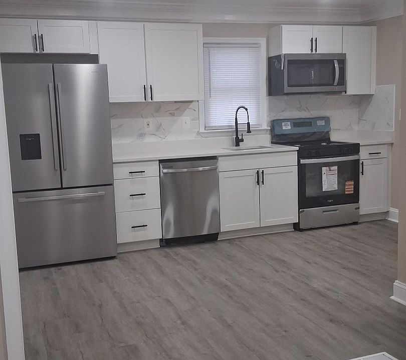 Kitchen with new appliances