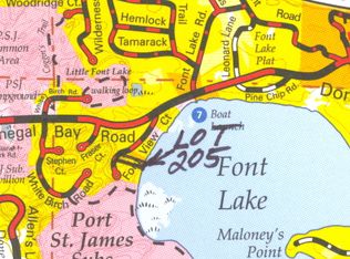 Font Lake Lot 205, Beaver Island, MI 49782