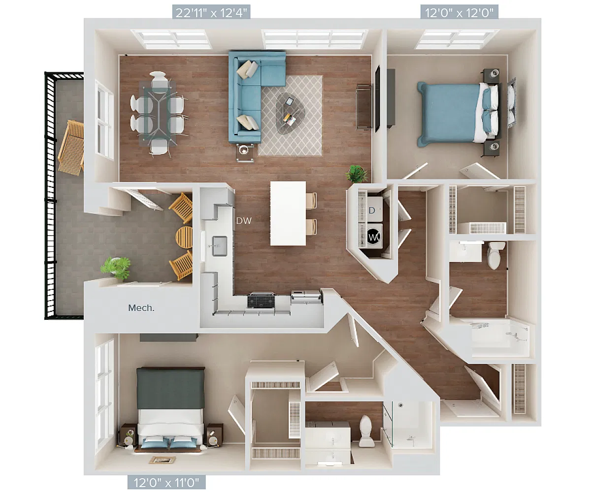 Floor plan Furnished-f-B15-1st
