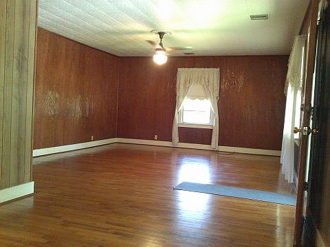 Living room opposite dining room.