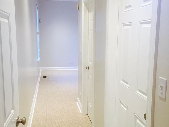 entry door for upstairs master bedroom. Bathroom and closet 