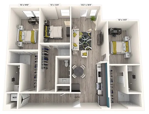 Floor plan 206
