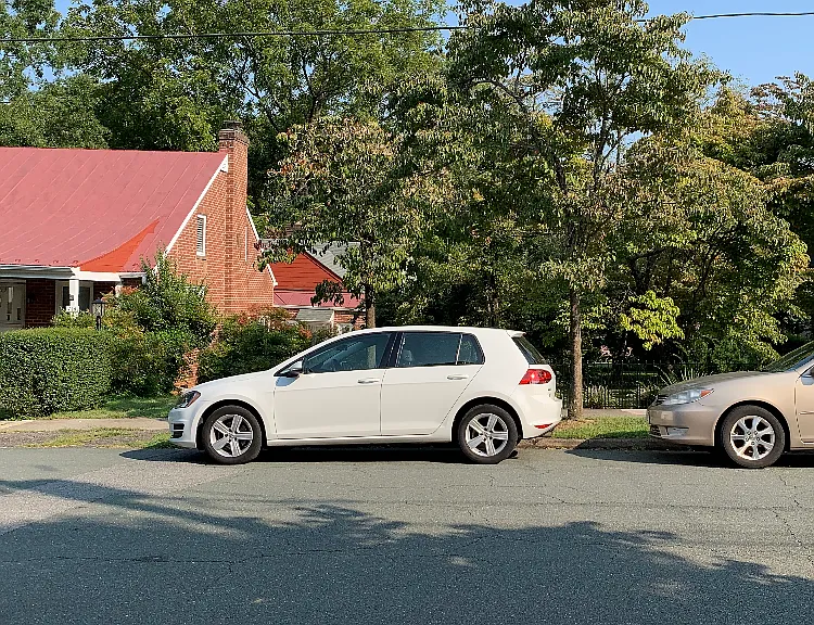 Street view. Cottage is in back.