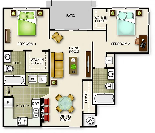 Floor plan Myrtle