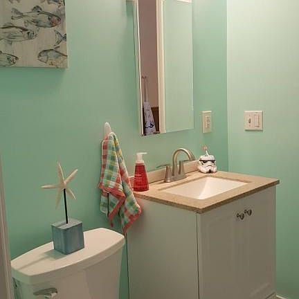 part of small, main floor bathroom