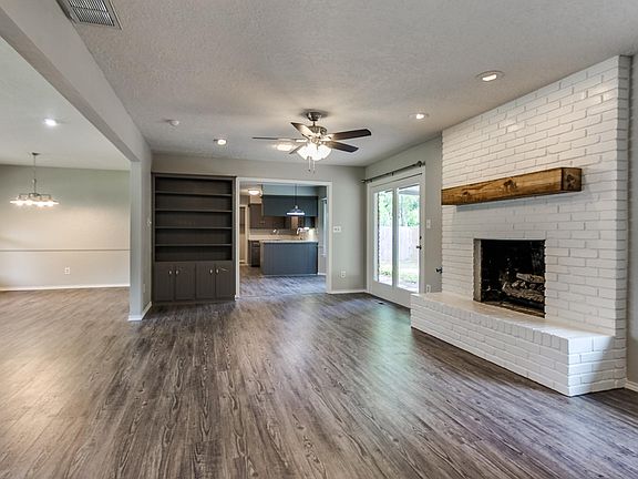 Avail. 8/1: Living area opens to eat-in kitchen