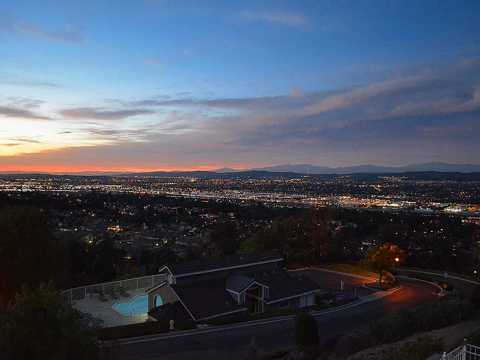 City lights to LA