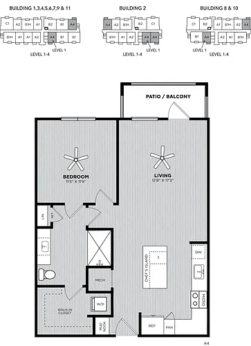 Floor plan Milkweed