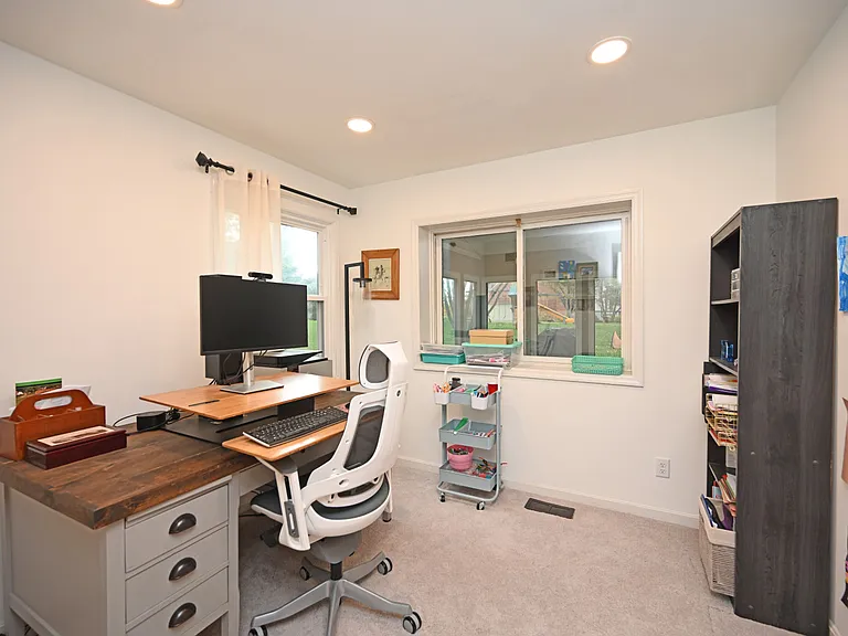 Nice office with closed door for privacy