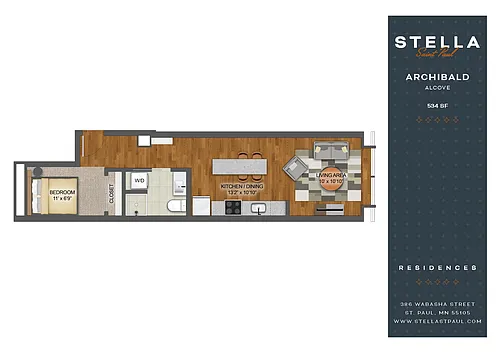 Floor plan Archibald | Alcove