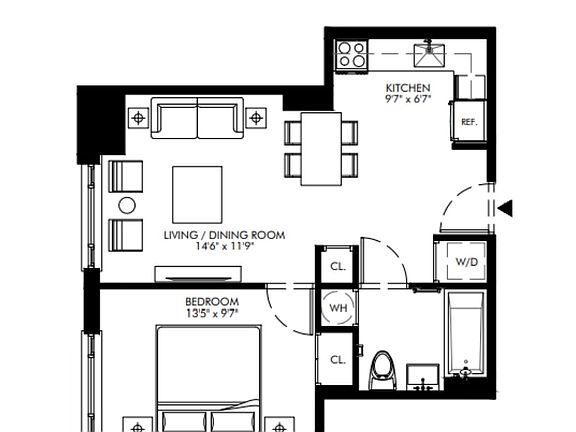 2nd image of 50 Clarkson Ave APT 203