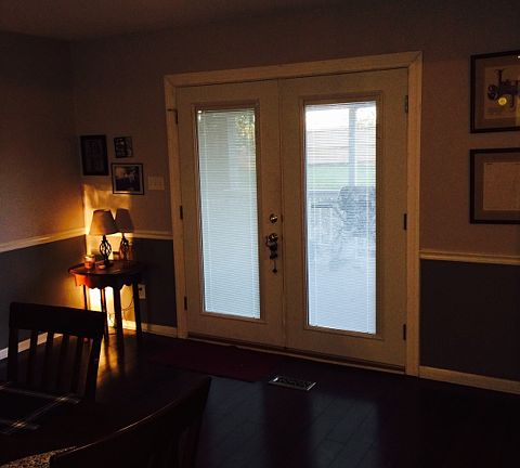 Back Door from dining room